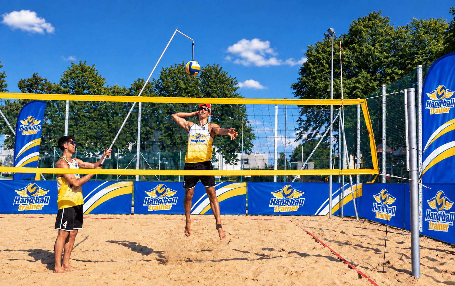 Beachový volejbal Hang ball trainer